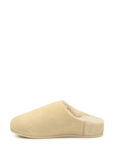 UGG Beige Suede Slippers with Shearling Lining - Promo Extra 10% | Lidia Shopping