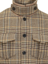 Amaranto Checked Jacket with Flap Pockets - Amaranto | Lidia Shopping