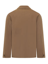 Amaranto Camel Wool Jacket with Pockets - Amaranto | Lidia Shopping