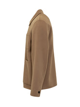 Amaranto Camel Wool Jacket with Pockets - Amaranto | Lidia Shopping