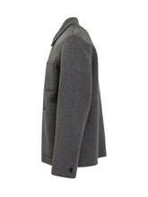Amaranto Grey Wool Jacket with Pockets - Amaranto | Lidia Shopping