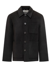 Amaranto black wool jacket with front pockets - Amaranto | Lidia Shopping