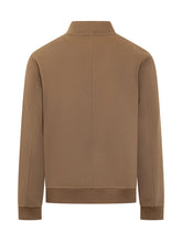 Amaranto Camel Wool Bomber Jacket with Zip - Amaranto | Lidia Shopping