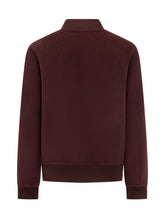 Amaranto Wool Bomber Jacket with Zip - Amaranto | Lidia Shopping