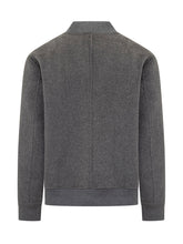 Amaranto Grey Wool Jacket with Zip - Amaranto | Lidia Shopping