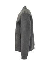 Amaranto Grey Wool Jacket with Zip - Amaranto | Lidia Shopping