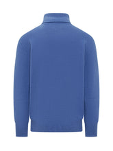 Amaranto Blue Wool Turtleneck - Amaranto | Lidia Shopping
