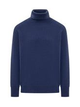 Amaranto Blue Wool Turtleneck - Amaranto | Lidia Shopping
