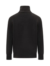 Amaranto Black Wool Turtleneck - Amaranto | Lidia Shopping
