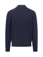 Amaranto Blue Wool Turtleneck Sweater - Amaranto | Lidia Shopping