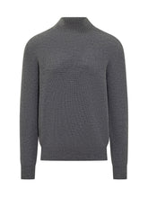 Amaranto Grey Wool Turtleneck Sweater - Amaranto | Lidia Shopping