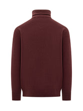 Amaranto Bordeaux Wool Turtleneck - Amaranto | Lidia Shopping