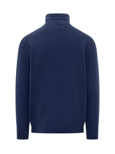 Amaranto Blue Wool Turtleneck - Amaranto | Lidia Shopping