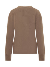 Maglione Burberry Marrone con Logo Cavaliere - Burberry | Lidia Shopping