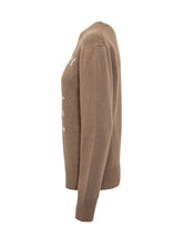 Maglione Burberry Marrone con Logo Cavaliere - Burberry | Lidia Shopping