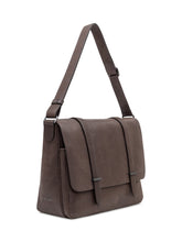 Orciani Jones Brown Leather Messenger Bag - Collezione Happy Birthday | Lidia Shopping