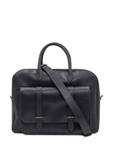 Orciani Jones Black Leather Duffel Bag - Collezione Happy Birthday | Lidia Shopping