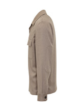Overshirt Zegna Beige in Lana con Tasche - Fall/Winter 2025 - On Sale - Uomo | Lidia Shopping