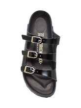 Birkenstock Arizona Black Patent Sandal with Three Straps - Birkenstock | Lidia Shopping