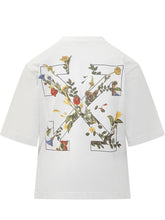 Off-White White T-Shirt with Minimal Logo - Off White | Lidia Shopping