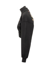 Off-White Black Zip-Up Cropped Sweatshirt - Off White | Lidia Shopping