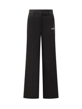 Off-White Black Wide-Leg Pants - Off White | Lidia Shopping