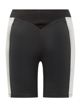 Off-White Black Cycling Shorts with Side Print - Off White | Lidia Shopping