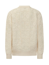 Off-White Cardigan in Lana Bianco - Fall/Winter 2025 - On Sale - Uomo | Lidia Shopping