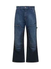 Off-White Wide-Leg Blue Denim Jeans - Fall/Winter 2025 - On Sale - Uomo | Lidia Shopping