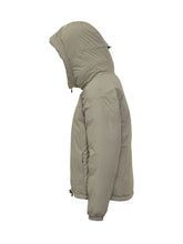 K-Way Beige Hooded Puffer Jacket - K Way | Lidia Shopping