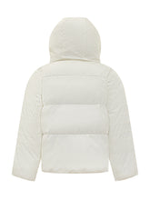 K-Way Kids White Hooded Down Jacket - Fall/Winter 2025 - On Sale - Bambino | Lidia Shopping