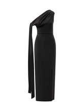 Solace London Black One-Shoulder Draped Dress - Promo Extra 10% | Lidia Shopping