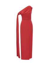 Solace London Red One-Shoulder Dress - Promo Extra 10% | Lidia Shopping