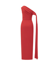Solace London Red One-Shoulder Dress - Promo Extra 10% | Lidia Shopping