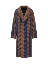 Raxxy Long Quilted Coat with Bicolor Stripes - Promo Extra 10% | Lidia Shopping
