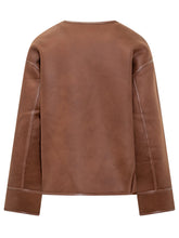 Urbancode Giacca Marrone in Shearling - Promo Extra 10% | Lidia Shopping