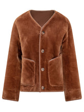 Urbancode Giacca Marrone in Shearling - Promo Extra 10% | Lidia Shopping