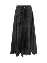 Diesel Black Faux Fur-Effect Midi Skirt - Diesel | Lidia Shopping