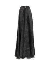 Diesel Black Faux Fur-Effect Midi Skirt - Diesel | Lidia Shopping