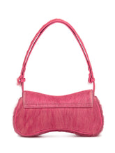 Diesel Pink Faux Fur Shoulder Bag with Logo - Diesel | Lidia Shopping