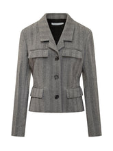 Ferragamo Giacca in Lana Grigia - Ferragamo | Lidia Shopping