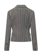 Ferragamo Giacca in Lana Grigia - Ferragamo | Lidia Shopping