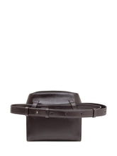 Ferragamo Brown Leather Handbag with Gold Buckle - Ferragamo | Lidia Shopping