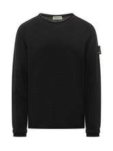 Premiata Black Knit Sweater with Logo Patch on Sleeve - Fall/Winter 2025 - On Sale - Uomo | Lidia Shopping