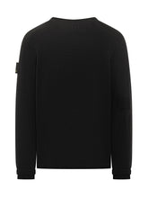 Premiata Black Knit Sweater with Logo Patch on Sleeve - Fall/Winter 2025 - On Sale - Uomo | Lidia Shopping