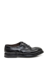 Premiata Stringate Brogue in Pelle Nera - Fall/Winter 2025 - On Sale - Uomo | Lidia Shopping