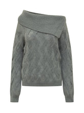Maglione Grigio a Spalla Scoperta Semicouture - Promo Extra 10% | Lidia Shopping