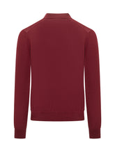 Ballantyne Bordeaux Wool Long Sleeve Polo - BALLANTYNE | Lidia Shopping