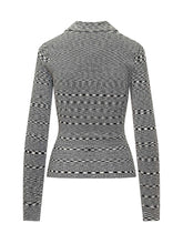 Ganni Maglia Jacquard a Maniche Lunghe con Bottoni - Ganni | Lidia Shopping