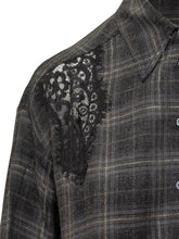 Pinko Camicia Reina a Quadri con Pizzo Nero - Pinko | Lidia Shopping